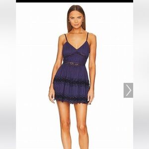 NWT loveshackfancy Cinnamon dress size 8 midnight